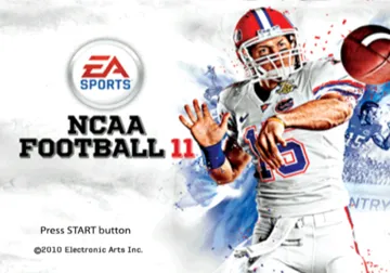 NCAA Football 11 screen shot title